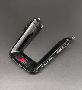 Original Audi Blende S-Emblem Lenkrad Sportlenkrad Clip Tuning Abdeckung - Bild 1 von 3