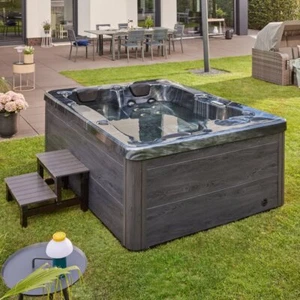 HOME DELUXE Whirlpool Outdoor Aussenwhirlpool Garten Spa Pool Heizung 27 Düsen - Bild 1 von 12