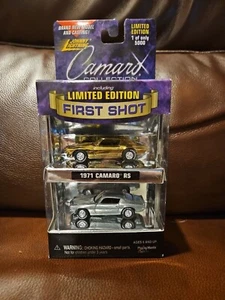 1971 Chevy Camaro RS First Shot 2-pack 1:64 scale diecast by Johnny Lightning - Picture 1 of 6