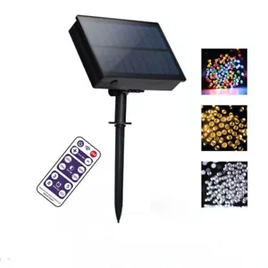 50/100/200/1000 LED Solar Power Fairy remote Garden Lights String Outdoor Party - Picture 1 of 12