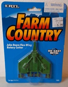 ERTL , Farm Country , John Deere Flex-wing Rotary Cutter - Picture 1 of 2