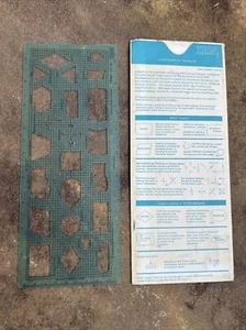 Vintage IBM Plastic Template Flowcharting w/ Paper Sleeves - Picture 1 of 9