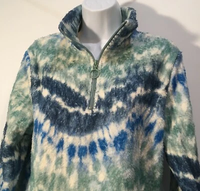Pullover Sherpa Tie-Dye de Autoestima Junior Talla Mediana **FUNCIONA PEQUEÑO** NUEVO CON ETIQUETAS Foto 1 de 4