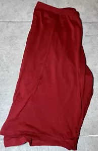 ITS Pantaloncini corti elasticizzati donna bordeaux taglie forti, 2x - Foto 1 di 3