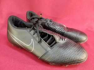 Nike Phantom VNM Venom Club FG Black Sz 9 Soccer Cleat Football Boots AO0577-010 - Picture 1 of 12