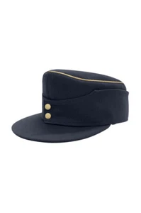Zweiter Weltkrieg Deutsche Kriegsmarine General Marineblau Gabardine M43 Feldkappe L - Bild 1 von 2