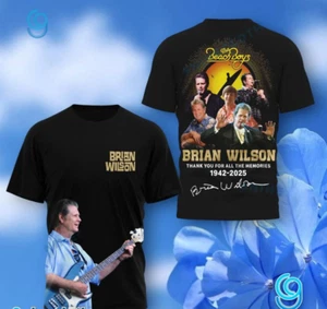 Camiseta The Beach Boys Brian Wilson Thank You For All The Memories 3D SG2101 - Imagen 1 de 3