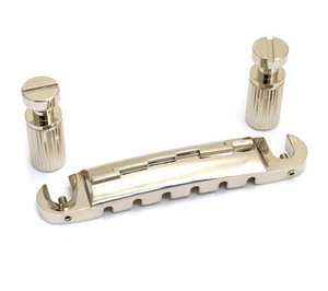 Nickel Wrap Bridge/Tailpiece USA Gibson® Jr. Guitar w/Plain G String TP-0402-001 - Picture 1 of 1