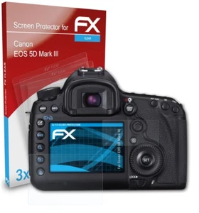 atFoliX 3x Protecteur d'écran pour Canon EOS 5D Mark III clair - Photo 1/9
