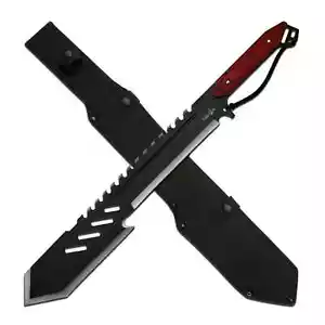 25.5" SURVIVOR FULL TANG FIXED BLADE HUNTING MACHETE KNIFE WITH NYLON SHEATH - Picture 1 of 3