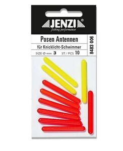 Jenzi Posen Antenne gelb rot 4,5mm Knicklichtposenersatz