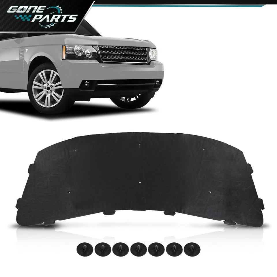 Almohadilla aislante capó apta para Land Rover Range Rover 02-12 1/2" con clips nueva Foto 1 de 4