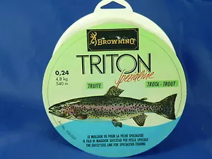 Monofilo Browning Triton Spezialine 540mt pesca alla trota, spinning, carpa - Foto 1 di 1