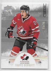 16/17 UD TEAM CANADA JUNIORS HIGH GLOSS PARALLEL Travis Dermott #22/25