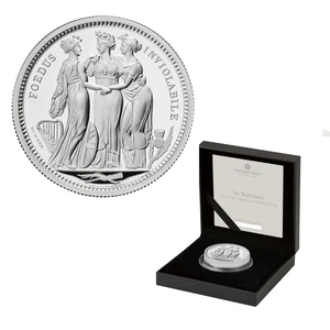 *jcr_m* United Kingdom - 2020 The Three Graces 2Oz 5 Pounds Silber Proof - Bild 1 von 3
