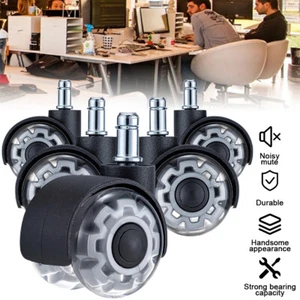 5 Stück BürostuhlRollen Hartbodenrollen 11mm x 22mm Stuhlrollen für Bürostuhl - Bild 1 von 20