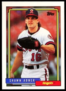 Shawn Abner California Angels 1992 Topps #338 Baseball Card EX - Picture 1 of 2