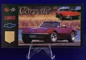 Collect-A-Card Corvette Heritage Collection One #23 Burgundy 1969 - Picture 1 of 2