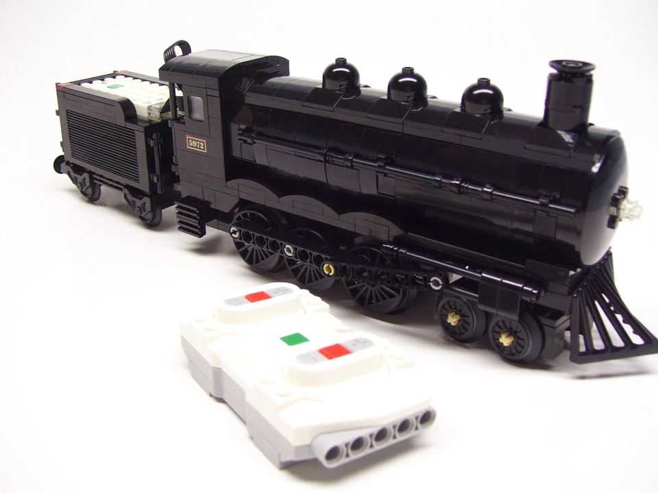 Lego® Train, Steam Engine, Locomotive w/ Tender, w/ Power Functions, w/Batteries - Image 1 of 4