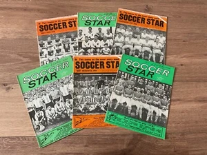 6 x SOCCER STAR magazines 1960s - Picture 1 of 1