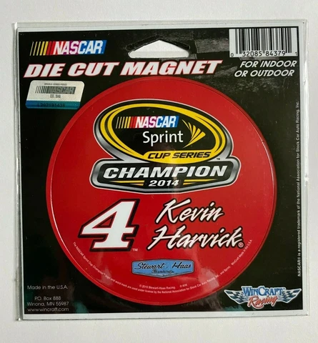 Kevin Harvick 2014 NASCAR Sprint Cup Champion #4 Die Cut Magnet Cover