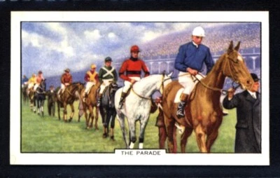 Gallaher Racing Scenes (1938) The parade No. 41 - Image 1 of 2