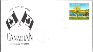 Canada #1524d "STRIPED MAPLE TREE" Brand New 1994 Special Event Cachet - Picture 1 of 2