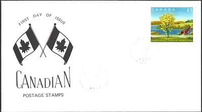 🍁Canada   #1524d    "STRIPED MAPLE TREE"  Brand New  1994 Special Event Cachet - Image 1 of 2