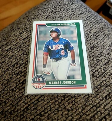 2022 Stars And Stripes Baseball Termarr Johnson #59 Pittsburgh Pirates Panini  - Image 1 of 2