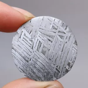 Meteoriten Zifferblatt, Durchmesser 28,5 mm, natürlicher Muonionalusta Meteorit - Bild 1 von 7