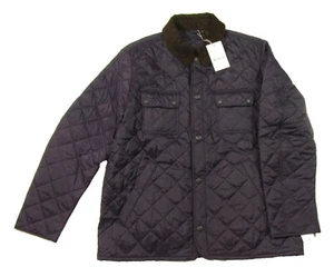 Barbour Men's Navy Tinford Quilted Regular Fit Jacket - Picture 1 of 3