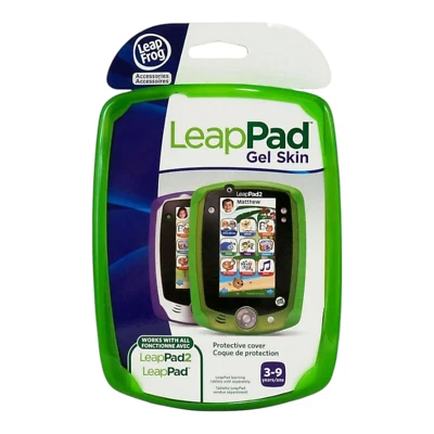 LeapFrog LeapPad 1 & 2 Gel Skin Protective Cover Green Ages 3-9 - Image 1 of 4