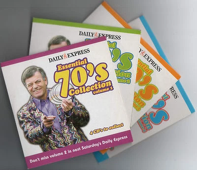 ESSENTIAL 70s COLLECTION - 4 CD PROMO SET: HENDRIX,;CCR; ROSE ROYCE; SANTANA ETC - Image 1 of 3