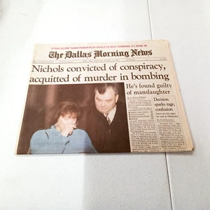 The Dallas Morning News 21. Dezember 1997 Terry Nichols OKC Bombenanschlag freigegeben - Bild 1 von 3