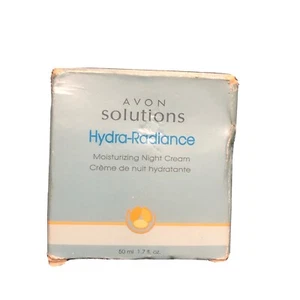 NOS NIB Avon SOLUTIONS HYDRA-RADIANCE MOISTURIZING NIGHT CREAM 1.7 oz. EXPIRED - Picture 1 of 3