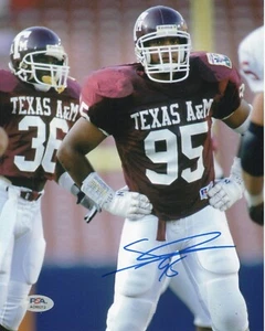 SAM ADAMS Signed Autographed Auto 8x10 Photo Picture Texas A&M Aggies PSA/DNA - Picture 1 of 1
