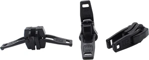 #10 Extra Heavy Plastic Double Head Reversible Slider ~ Black (3 Sliders/Pack... - Picture 1 of 12