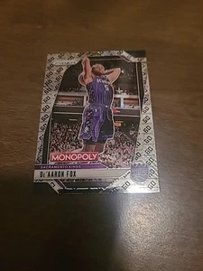 2024-25 Prizm Monopoly De'aaron Fox Go SSP Prizm #37 C002204 - Picture 1 of 2