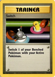 Pokémon Switch Base Set Unlimited 095/102 Common Light Play LP Card Scan Vintage - Picture 1 of 2