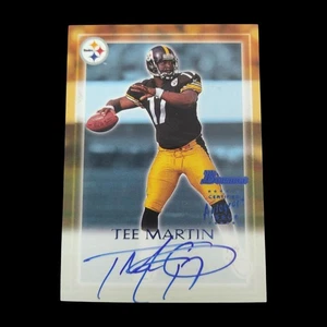 2000 Bowman Tee Martin Steelers Rookie Auto Autograph - Picture 1 of 2