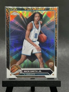 Sale Nick Smith Jr Orange Basketball Refractor 2023-24 Topps Chrome Basketball - Bild 1 von 1