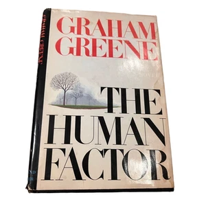 Graham Greene THE HUMAN FACTOR Simon and Schuster c. 1978 1st ed. DJ HB - Picture 1 of 7