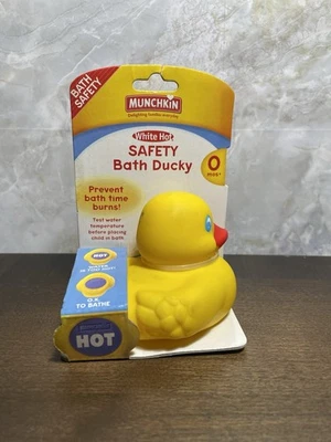 Pato de baño de seguridad Munchkin blanco caliente Foto 1 de 3