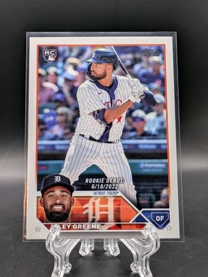 2023 Topps Update Series - Rookie Debut Riley Greene #US298 (RC) Detroit Tigers - Image 1 of 2