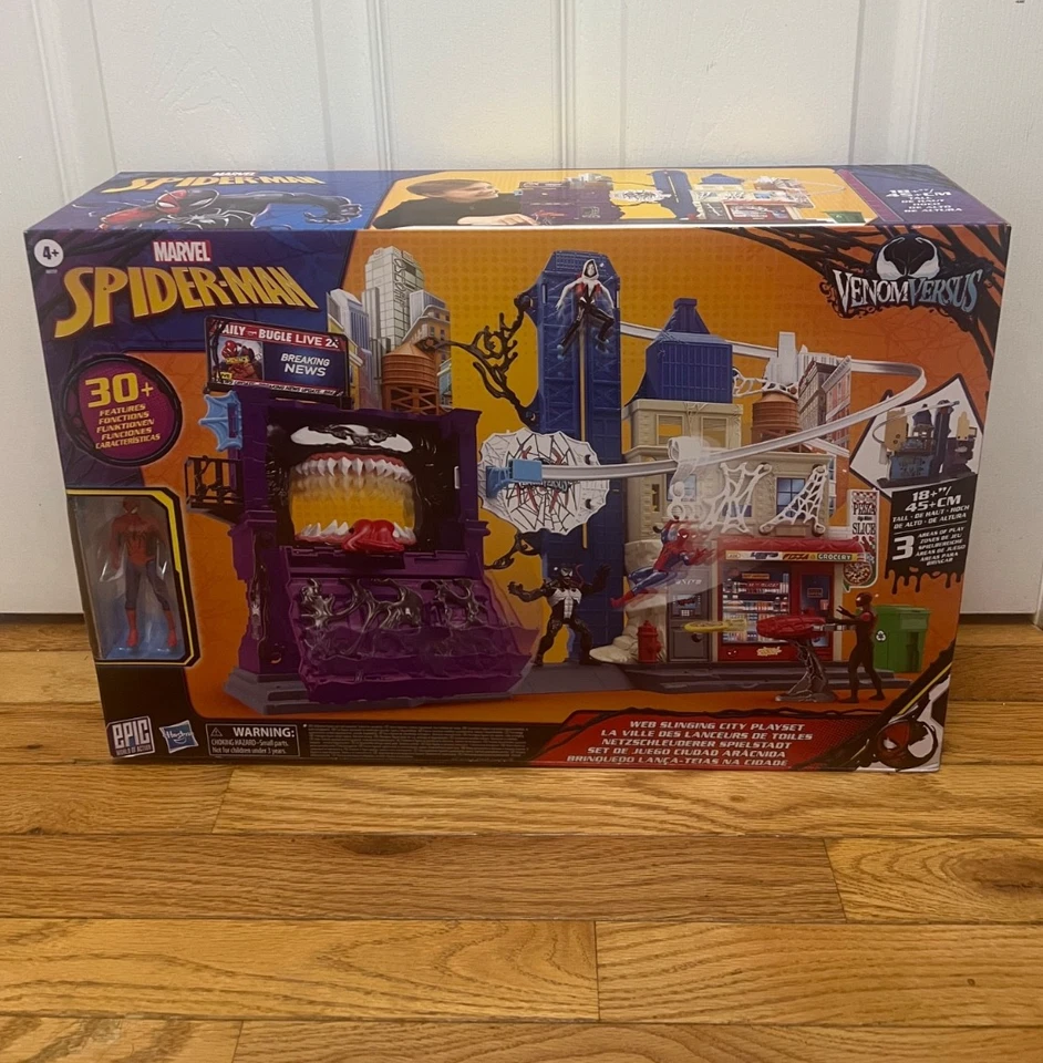 NUEVO-Marvel Spider-Man VenomVersus Web Slinging City Juego Foto 1 de 4