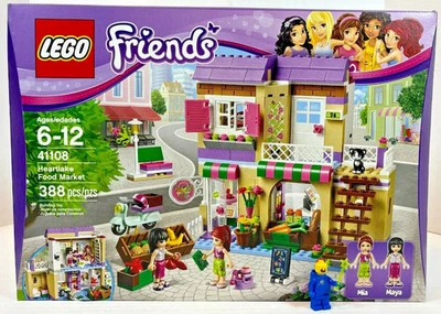 LEGO (41108) Friends: Heartlake Food Market New Sealed Retired Building Cat Girl - Image 1 of 4
