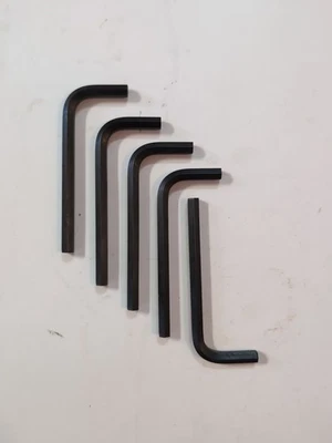 7/32 SHORT ARM ALLEN WRENCH HEX KEY [ALLEN 57024] 7/32 .2187 (Qty: 5) USA NOS - Image 1 of 4