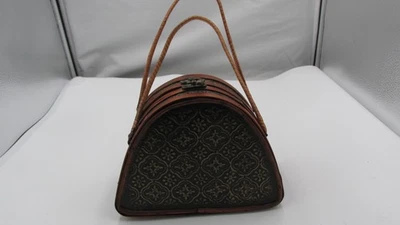 1940s vintage bamboo and wood  purses - Image 1 of 4