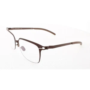 Mykita Unisex Eyeglasses Brown Metal Square Full Rim Frame NO1-LIDIA-BROWN 005 - Picture 1 of 1