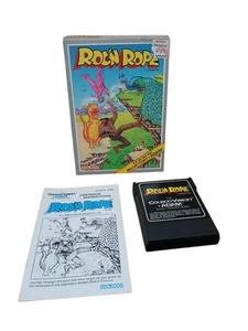 ColecoVision ~ Roc’n Rope Cartridge 1983 Complete in Box w/Manual CIB - Picture 1 of 2